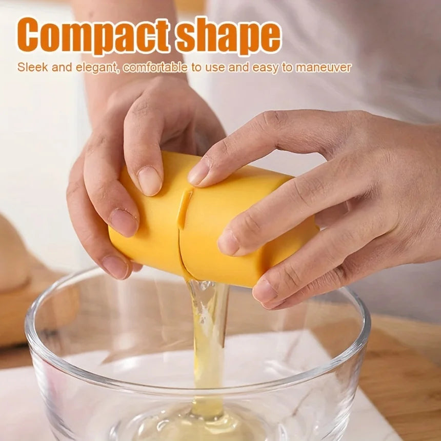 3pcs/1pc Stainless Steel Eggshell Separator Quick Egg Peel and Yolk Splitter Kitchen Baking Tool