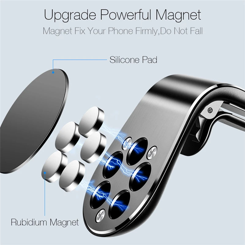 360° Magnetic Car Phone Holder Air Vent Mount