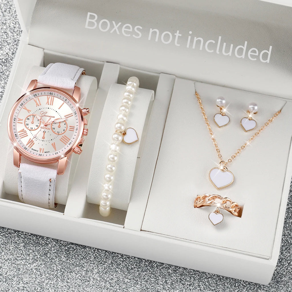 Women’s Quartz Watch Jewelry Set