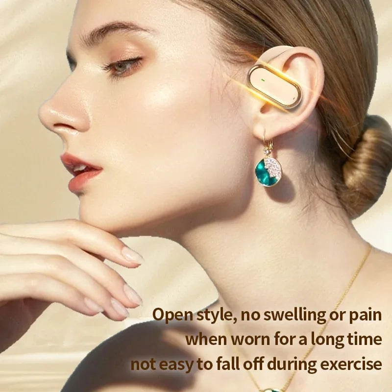 Bluetooth 5.4 IPX7 Waterproof Sports Earphones with ENC Mic