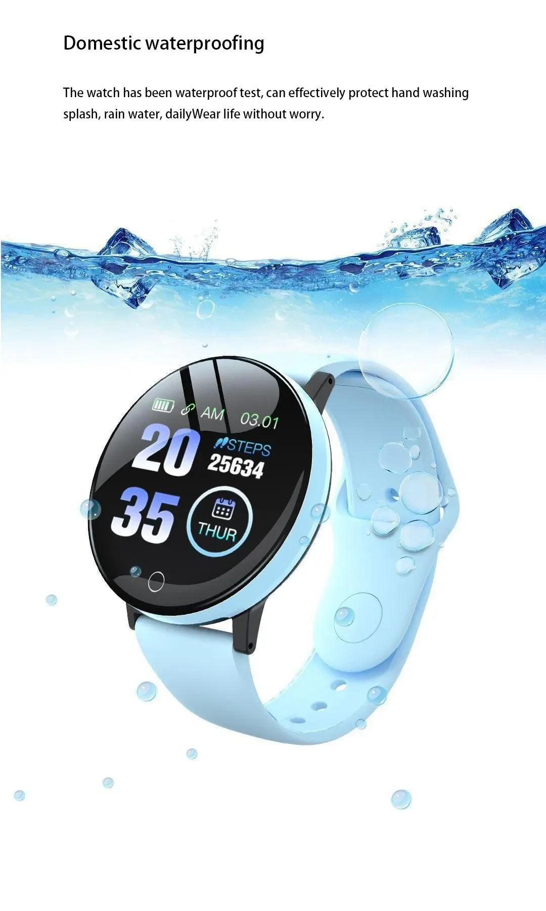 Round Digital Smart Sport Watch