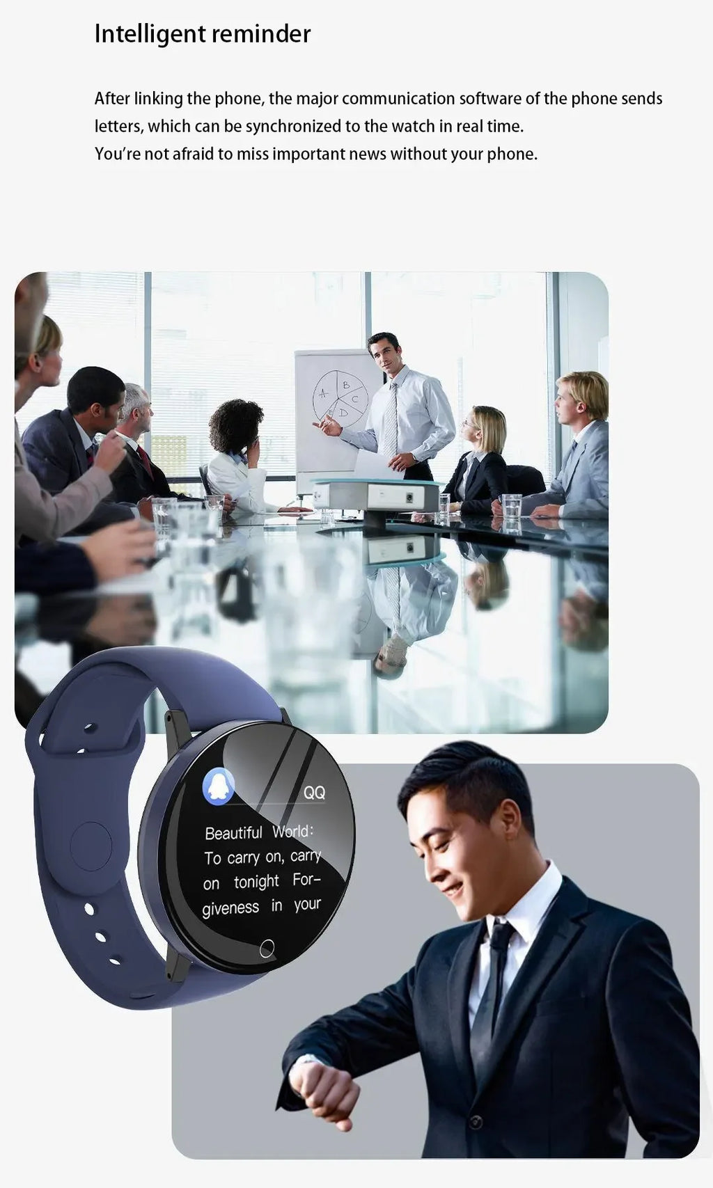 Round Digital Smart Sport Watch