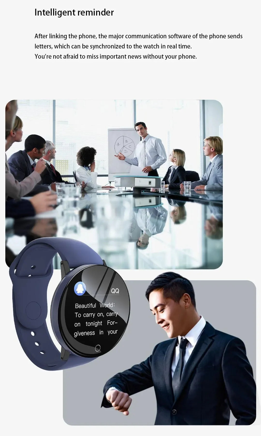 Round Digital Smart Sport Watch