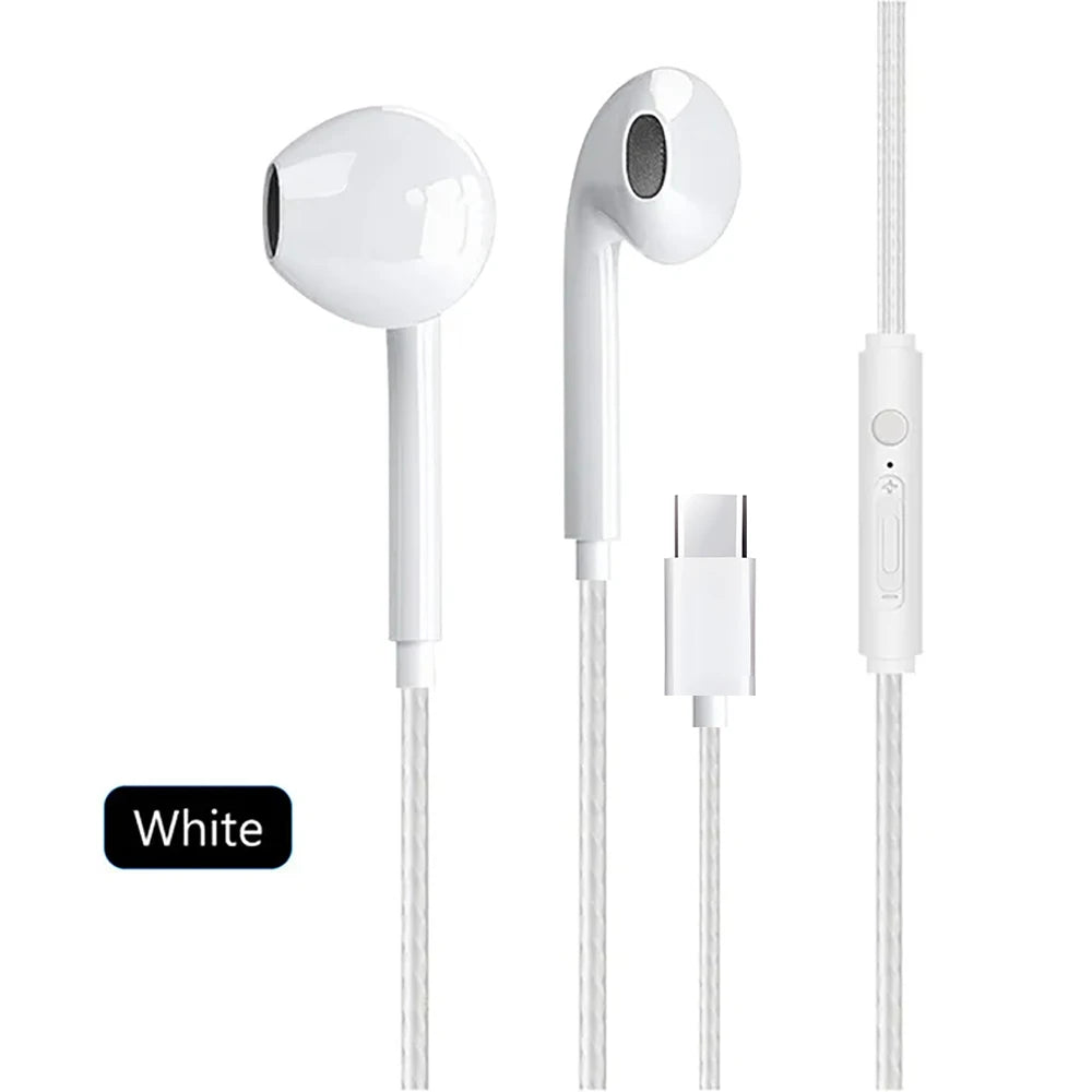 Type-C Wired Earphones with Microphone