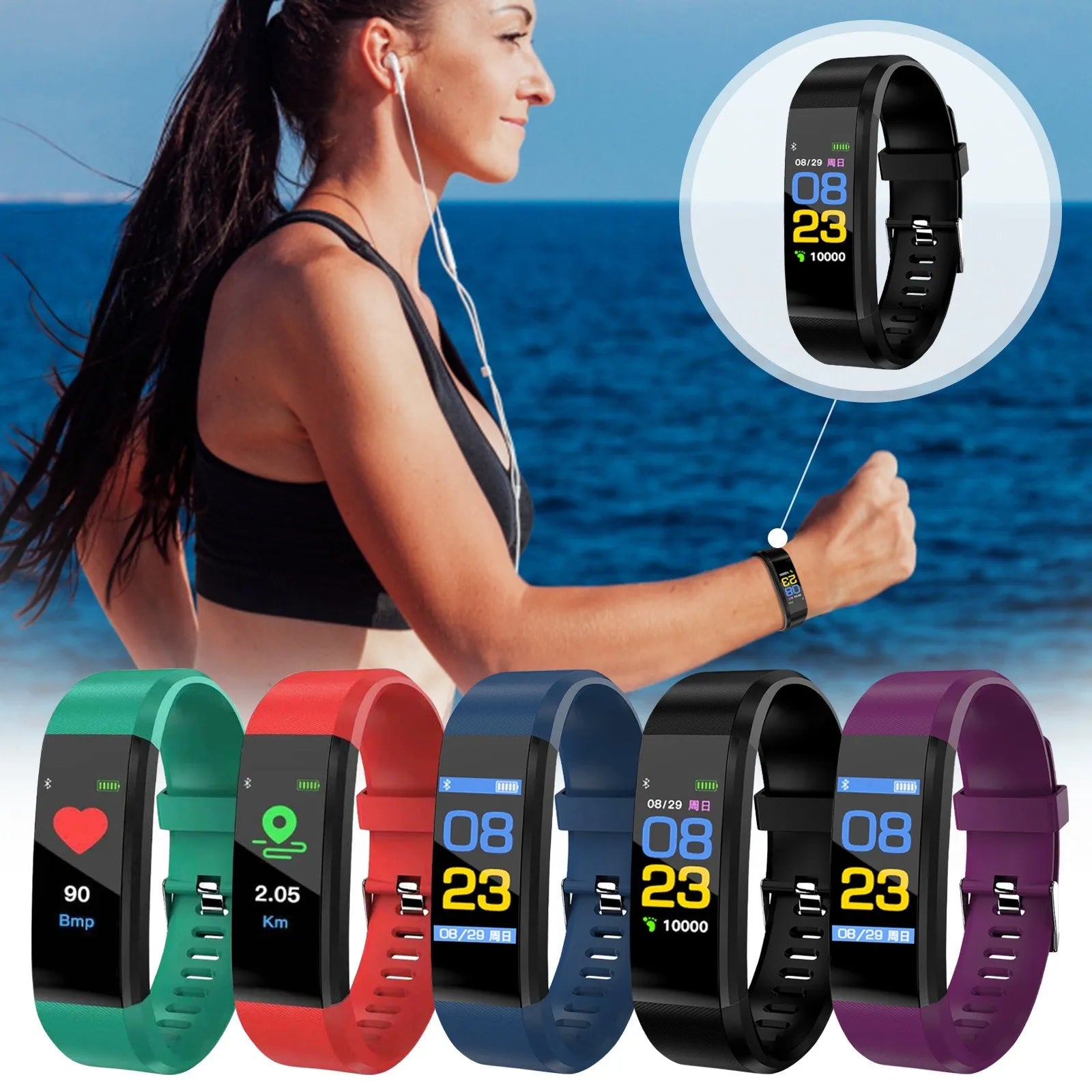 Waterproof Smart Fitness Bracelet