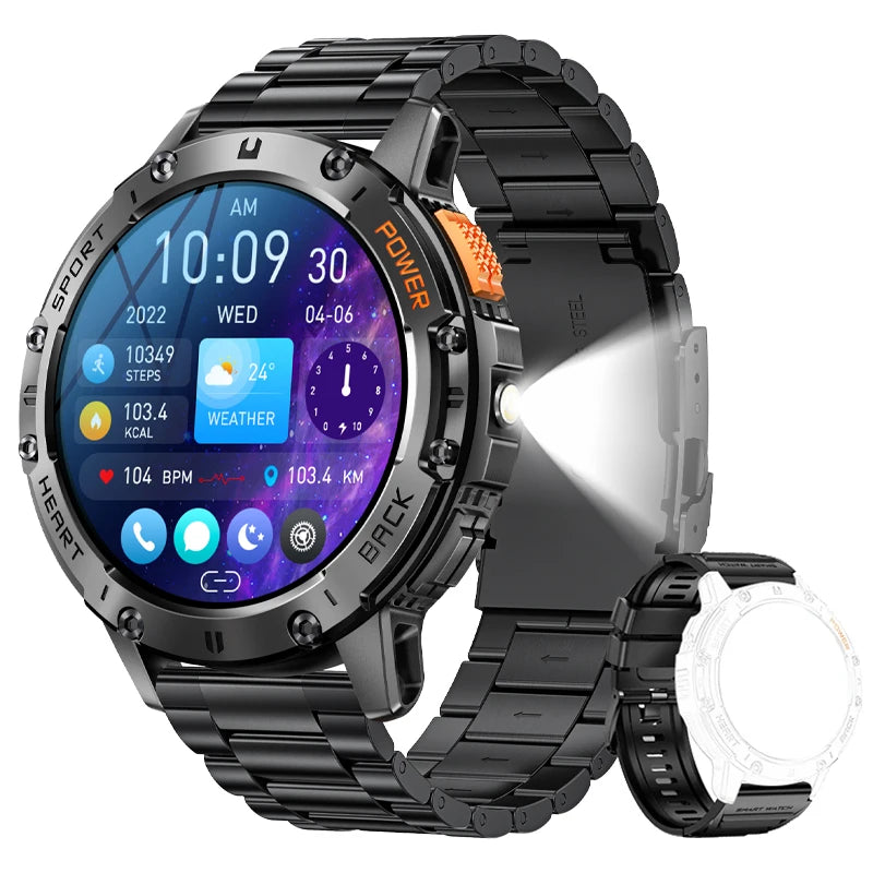 AMOLED Bluetooth Call Smart Watch