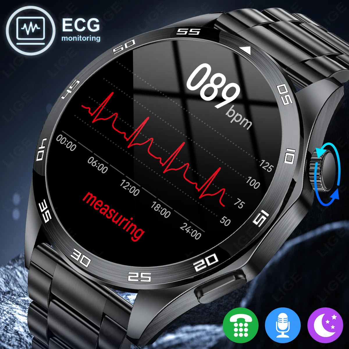 2026 ECG Bluetooth Call Smart Watch