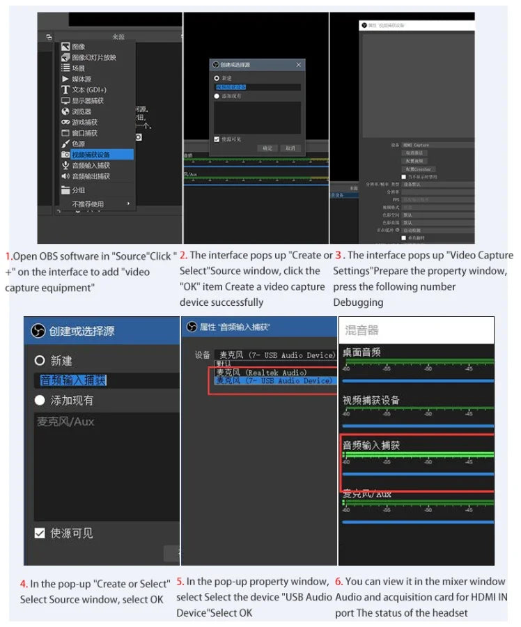 4K HDMI to USB 3.0 Type-C Video Capture Card for Gaming Live Streaming
