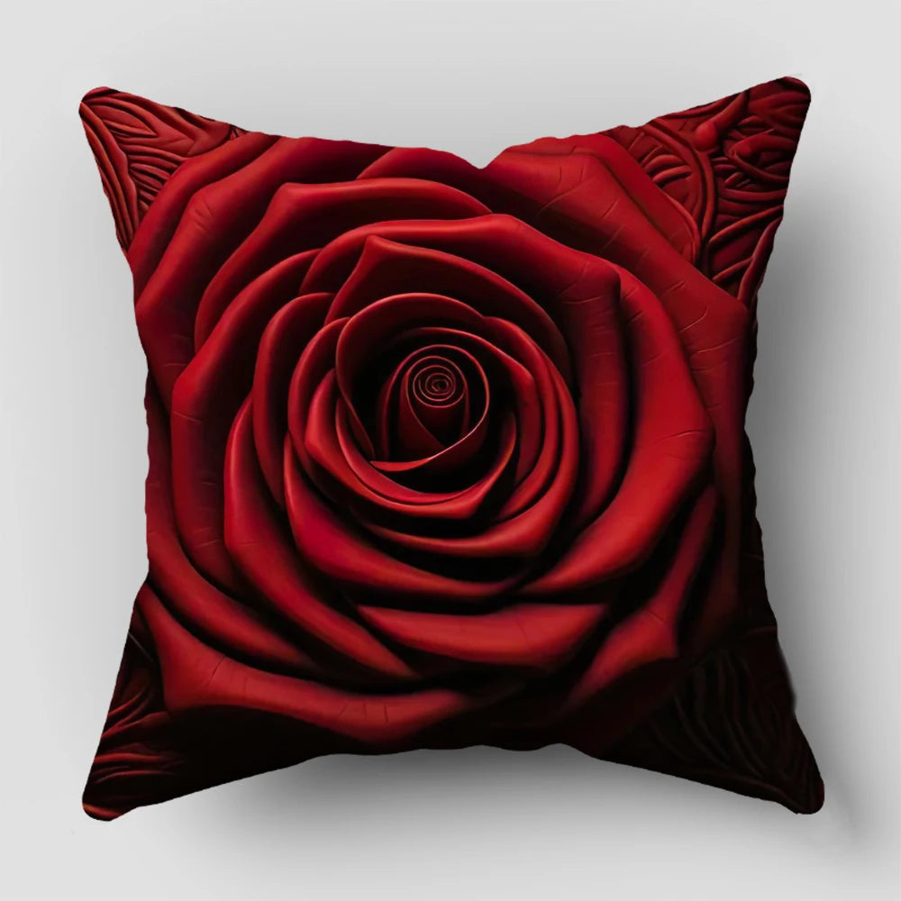 Heart Pillow Cover Valentine’s Day Cushion Cover for Home Decor