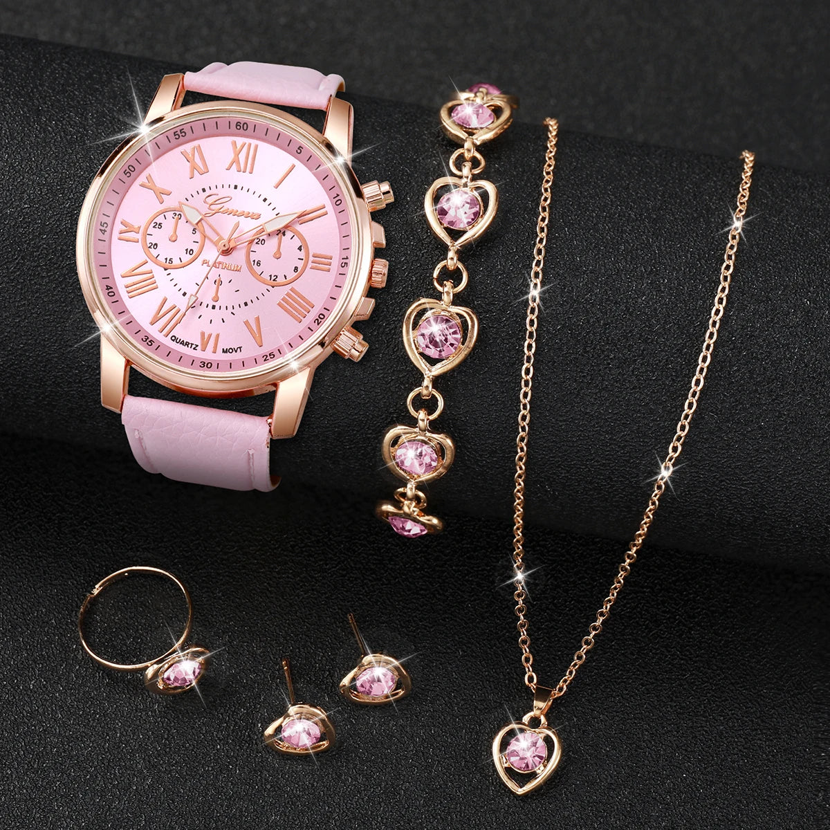 Women’s Quartz Watch Jewelry Set