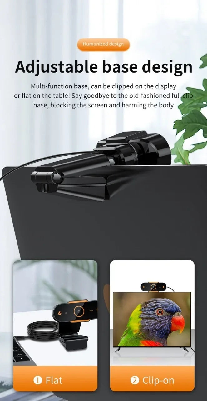 1080P HD Auto Focus USB Webcam with Microphone