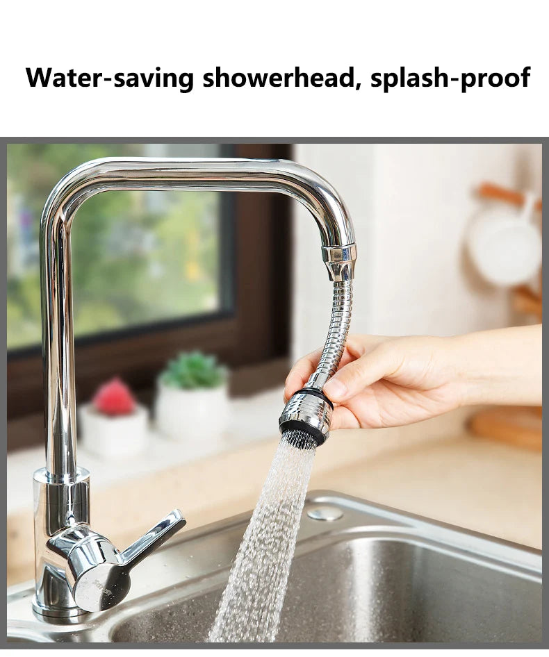 360° Rotating Anti-Splash Kitchen Faucet Sprayer Head