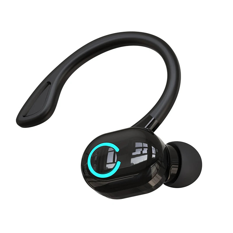 Wireless Bluetooth Earphones with HiFi Bass, HD Microphone, Ear-Hook Design, Noise Cancelling, Waterproof Sports Gaming Headset