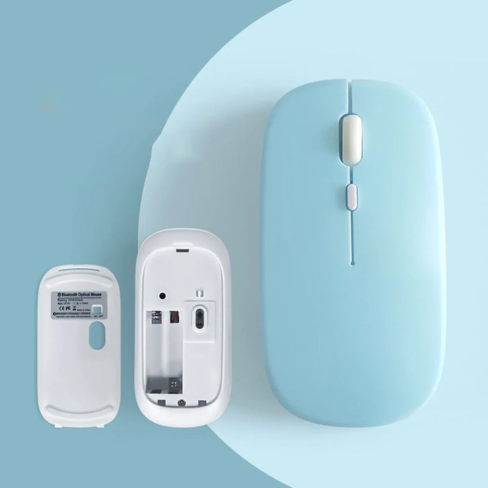 Silent Bluetooth Wireless Macaron Mouse for Laptop, iPad and Samsung Tablet