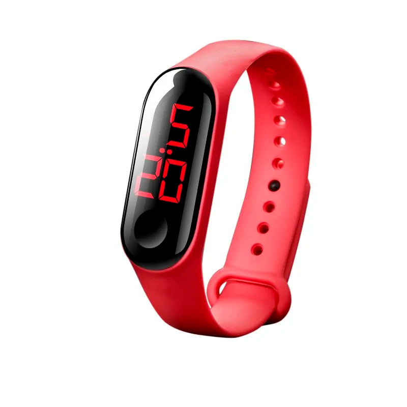 Children’s Simple LED Digital Smart Watch Touch Screen Multi-Function Sports Electronic Watch Gift