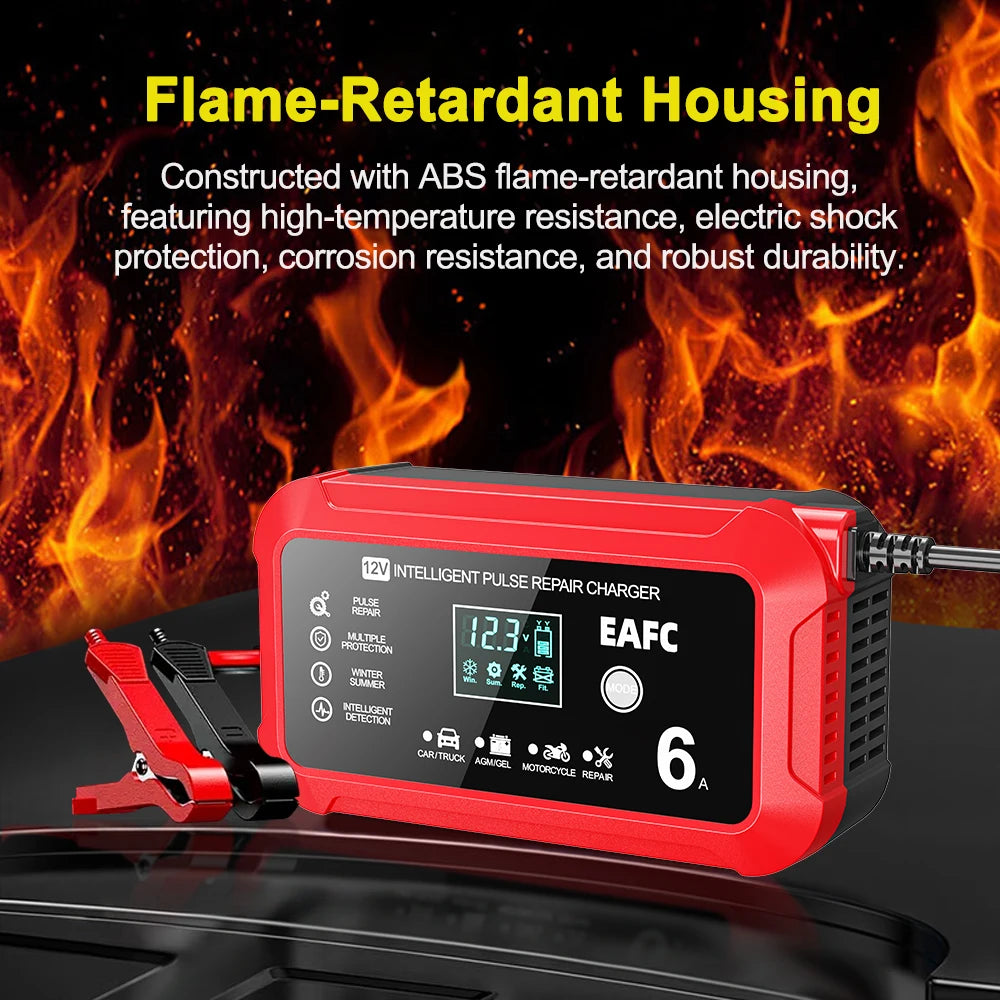 12V Smart Car Battery Charger