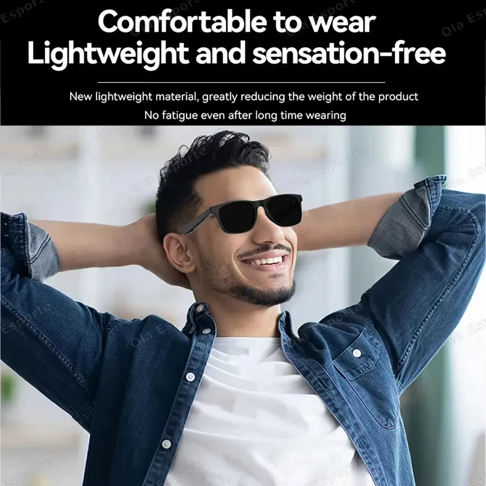 Lenovo AI Smart Glasses with 8K Touch Control, Photo Camera, Recording, Translator, Voice Assistant and Bluetooth