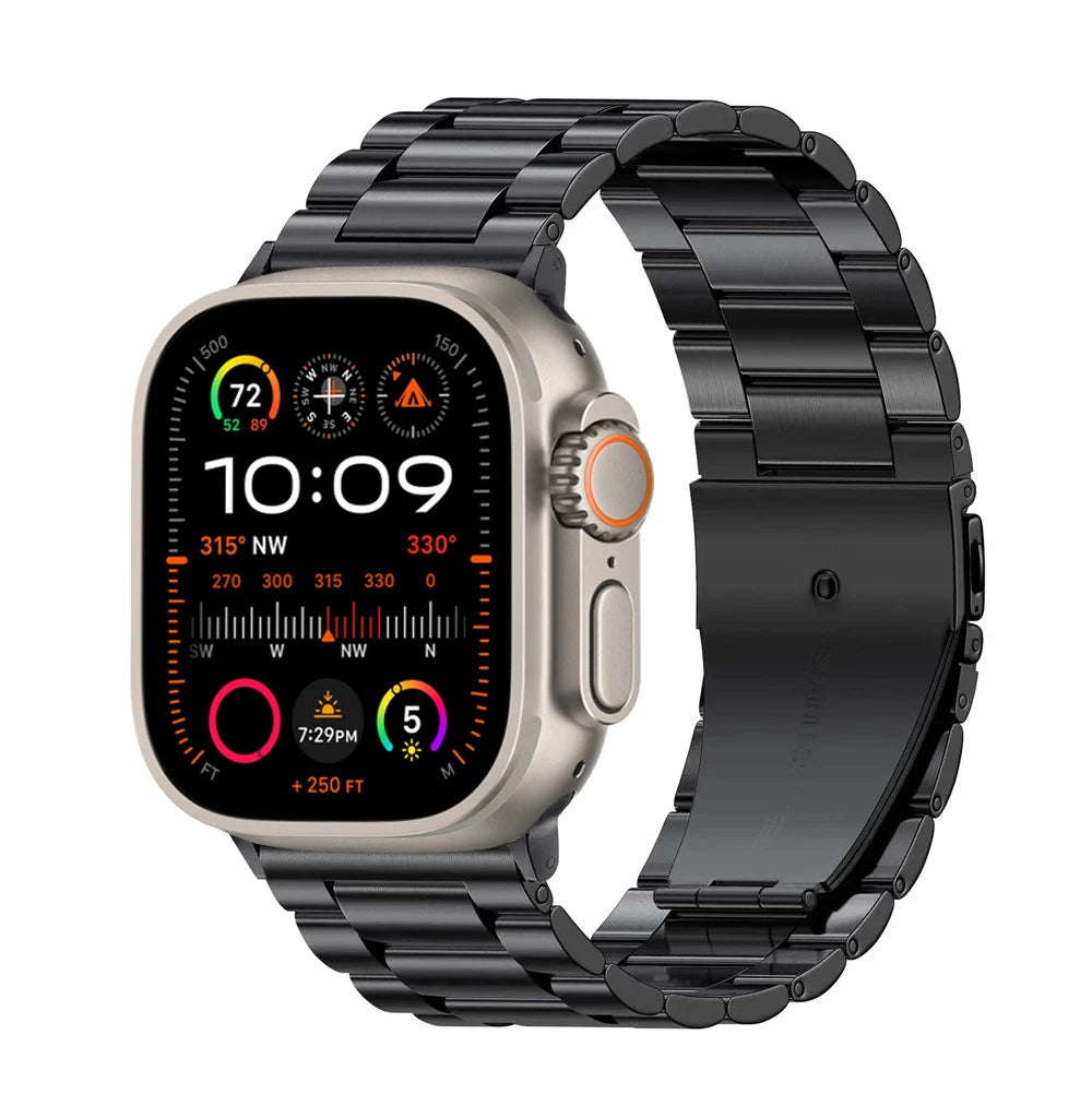 Stainless Steel Titanium Alloy Strap for Apple Watch Ultra and Series 6/7/8/9/10