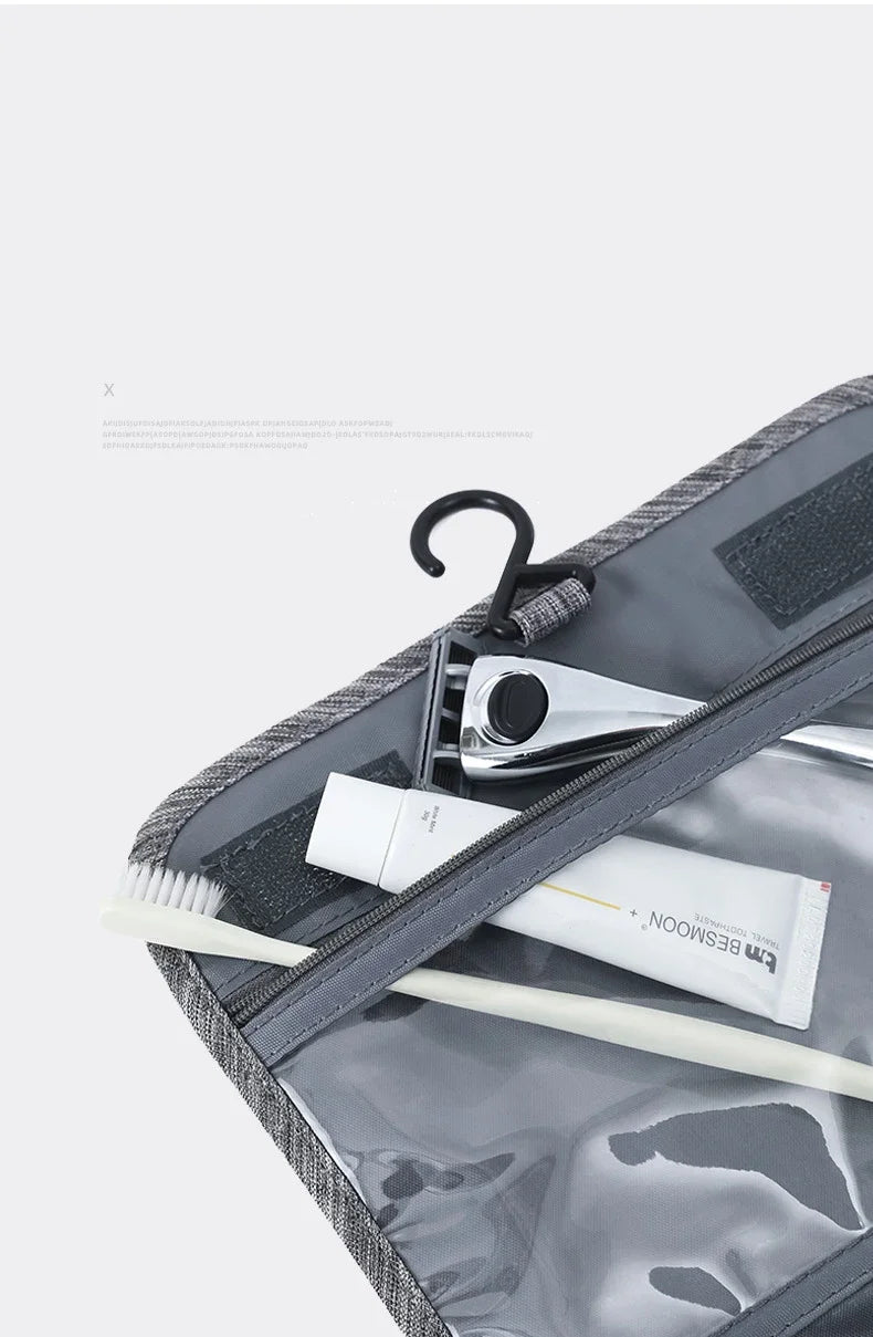 Oxford Fabric Waterproof Hanging Travel Toiletry Organizer Bag