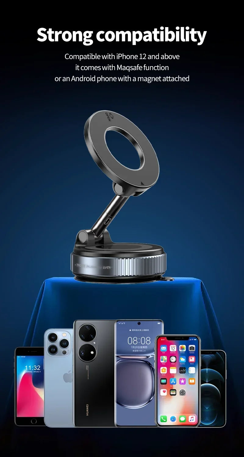 Xiaomi Magnetic Car Phone Holder 360° Adjustable Vacuum Suction Mount