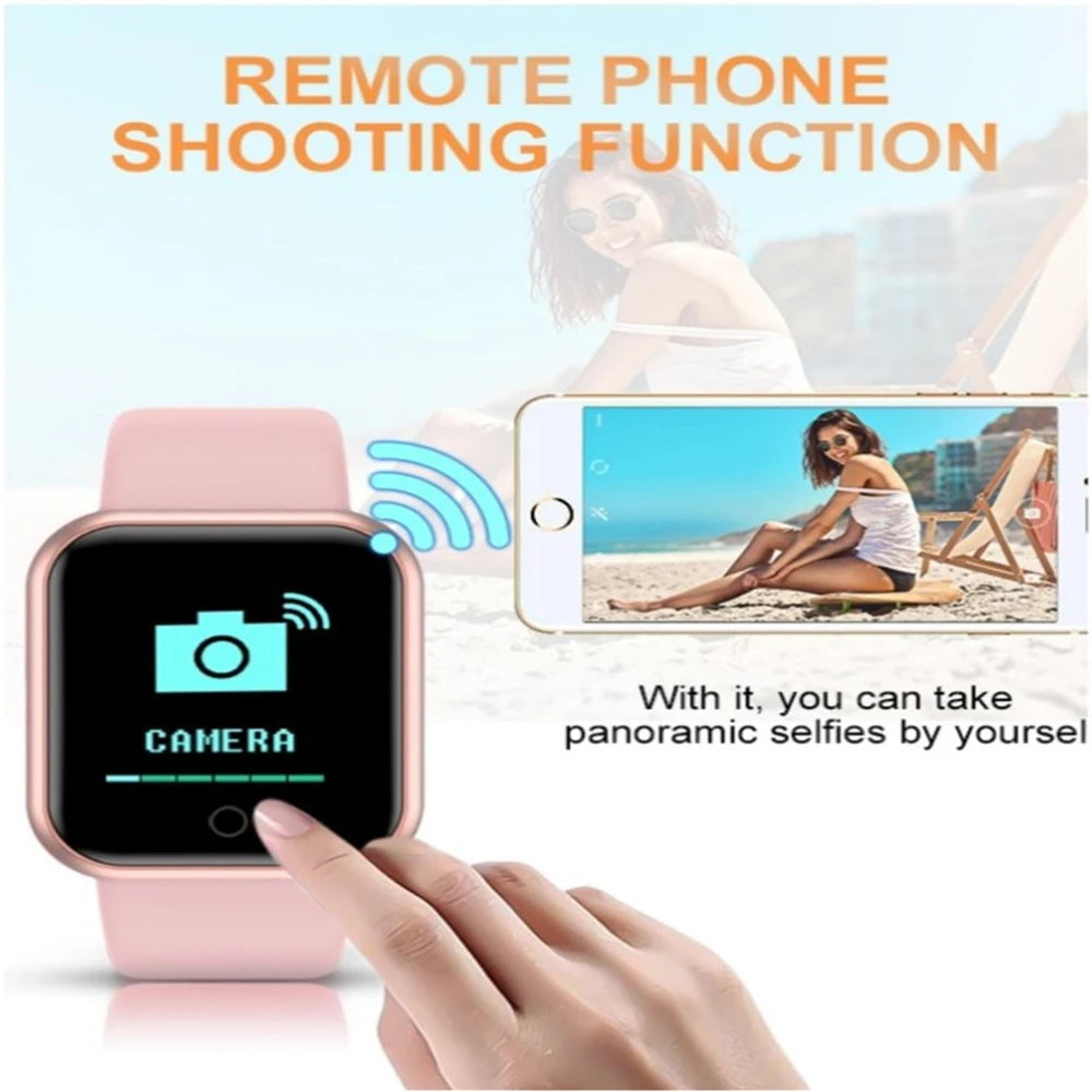 Smart Watch Music Control Calorie Distance Fitness Tracker Message Remind Men Smartwatch Women Watches Bracelet Clock Alarm Y68