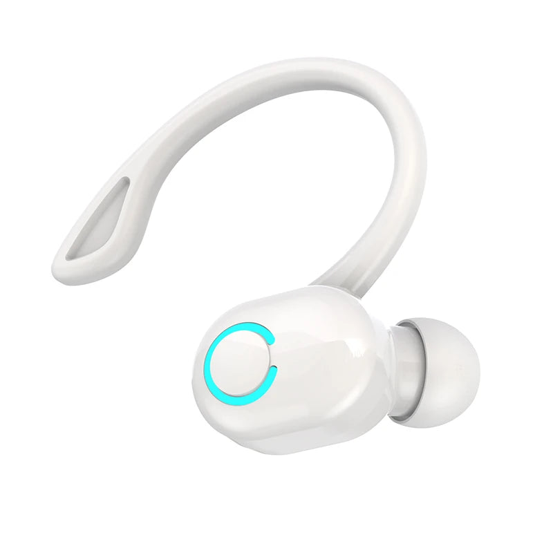 Wireless Bluetooth Earphones with HiFi Bass, HD Microphone, Ear-Hook Design, Noise Cancelling, Waterproof Sports Gaming Headset