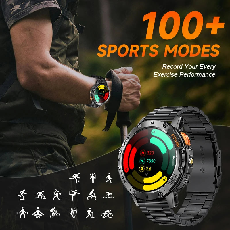 AMOLED Bluetooth Call Smart Watch