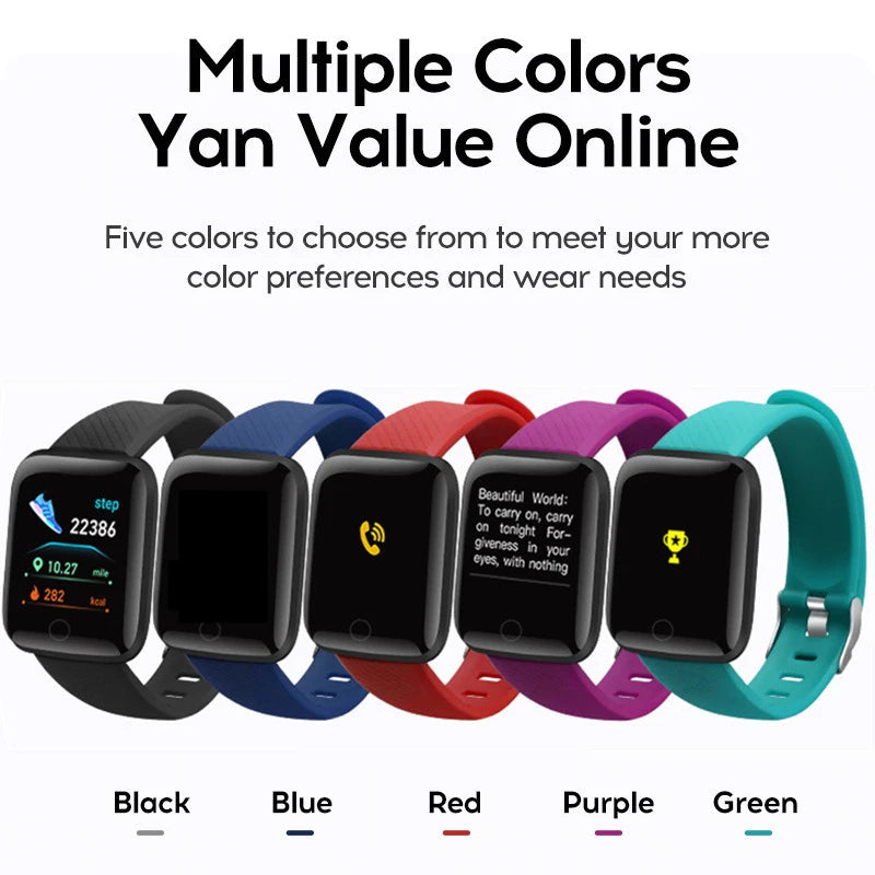 Smart Watch Music Control Calorie Distance Fitness Tracker Message Remind Men Smartwatch Women Watches Bracelet Clock Alarm Y68