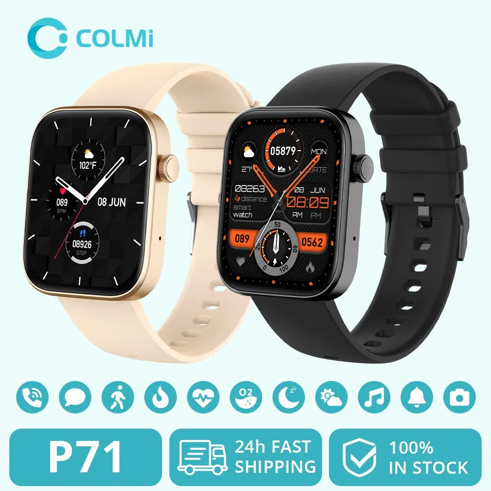 COLMI P71 Smartwatch with Voice Calling and Health Monitoringn