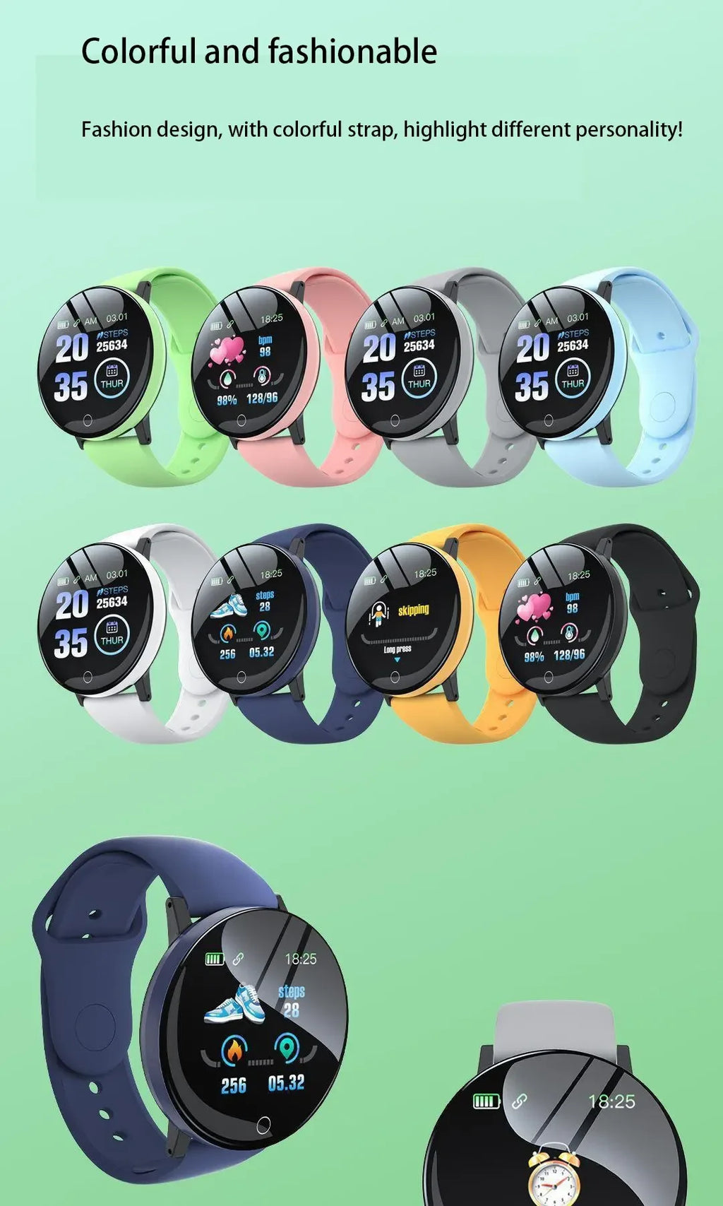 Round Digital Smart Sport Watch