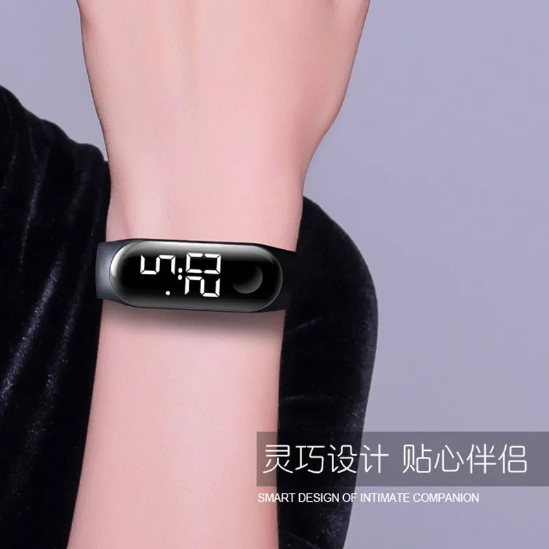 Children’s Simple LED Digital Smart Watch Touch Screen Multi-Function Sports Electronic Watch Gift