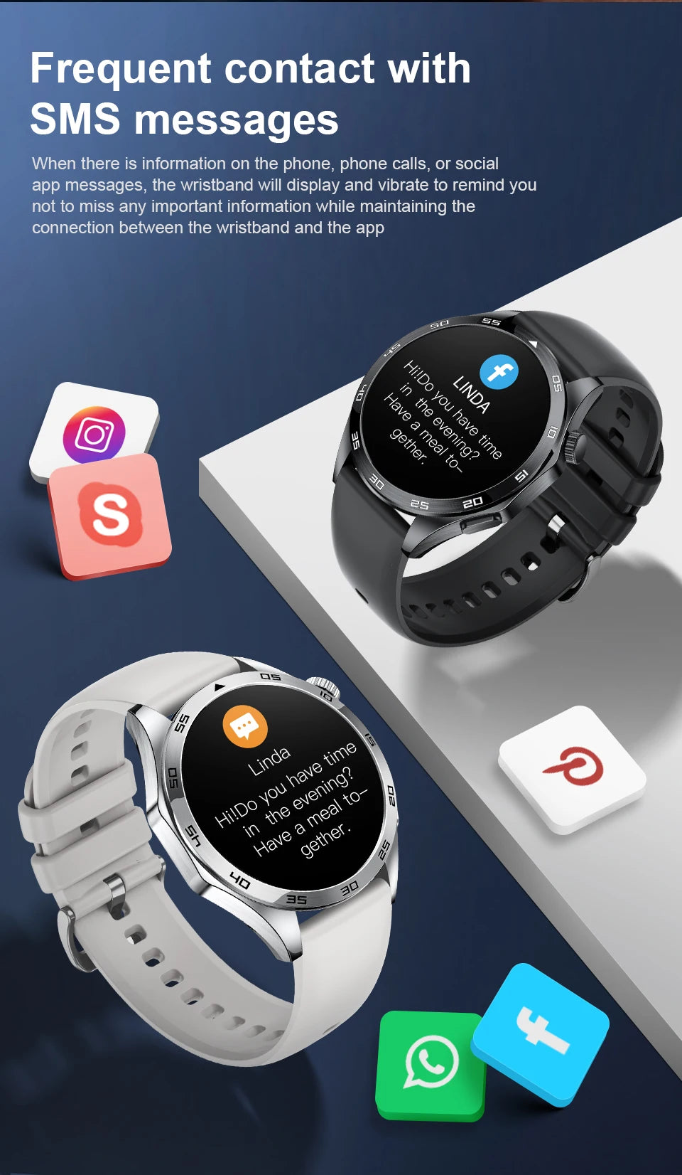 LIGE ECG Bluetooth Call Smart Watch