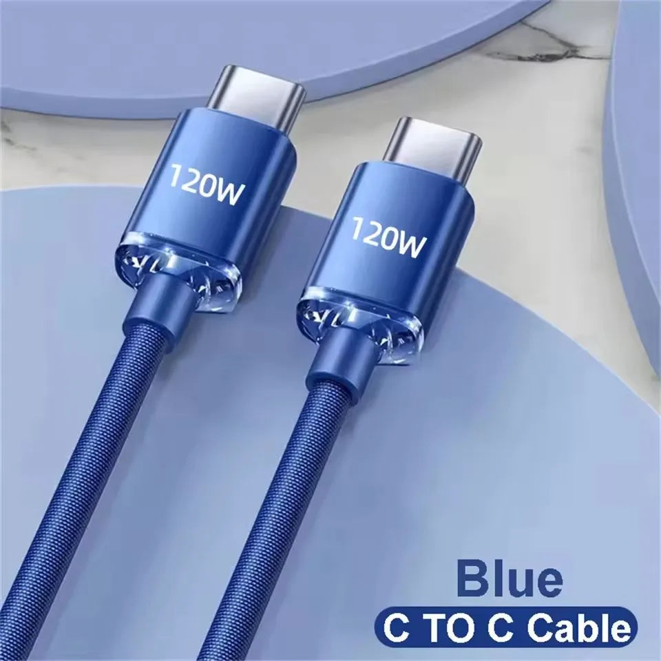 120W Super Fast Charging USB-A to USB-C Cable