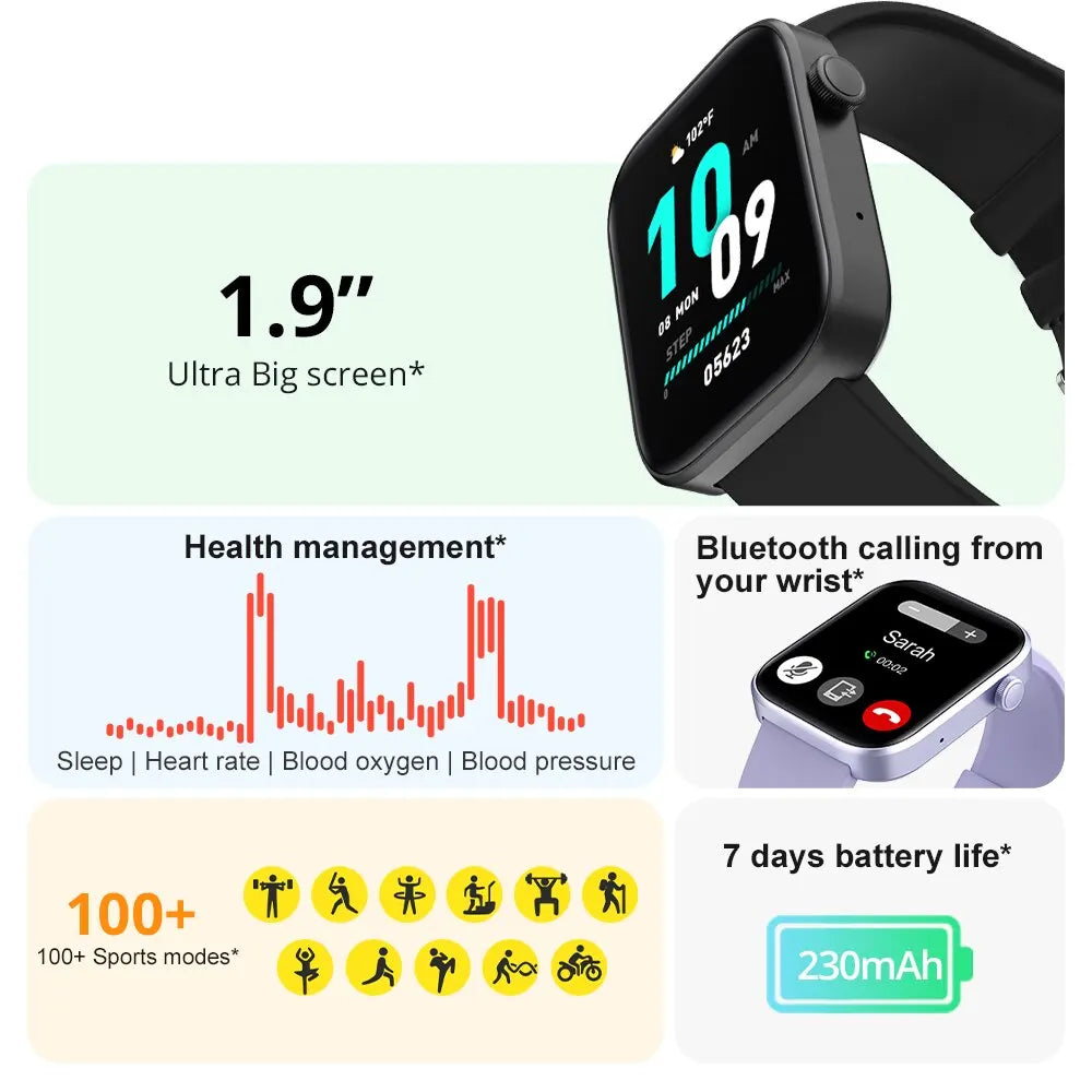 COLMI P71 Smartwatch with Voice Calling and Health Monitoringn