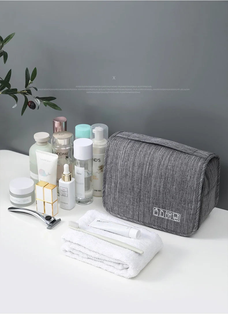Oxford Fabric Waterproof Hanging Travel Toiletry Organizer Bag