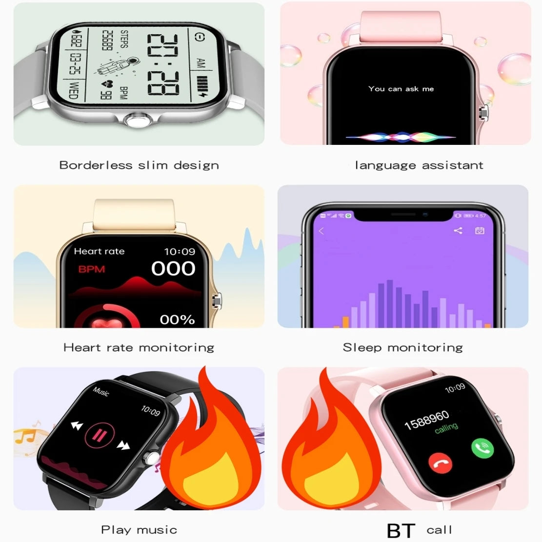 HD Touch Screen Smart Watch