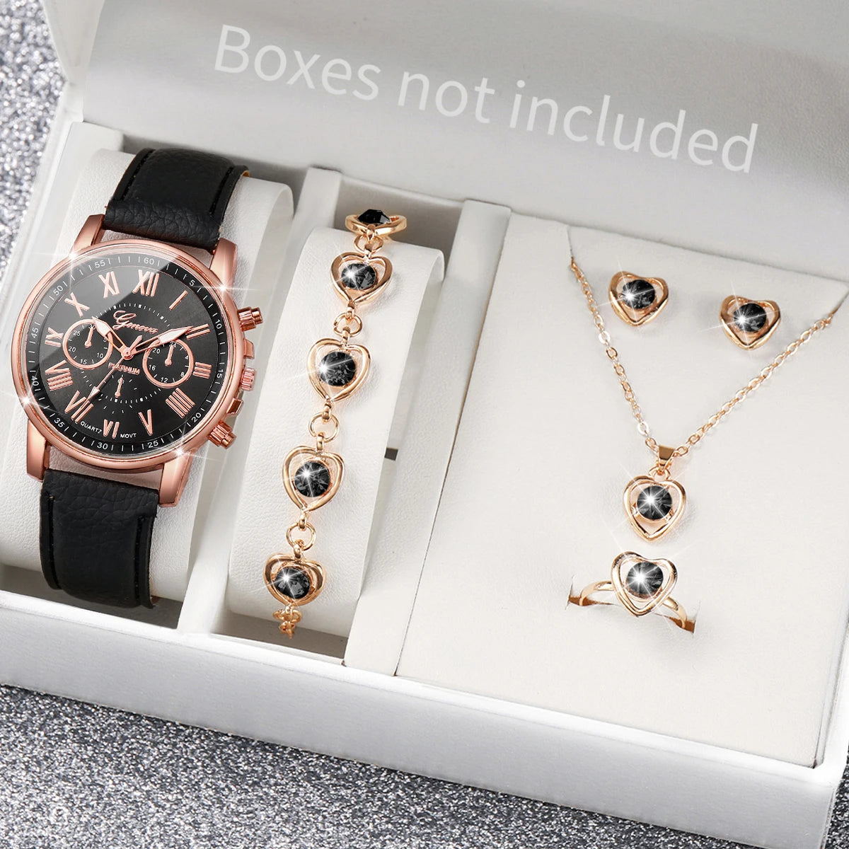 Women’s Quartz Watch Jewelry Set