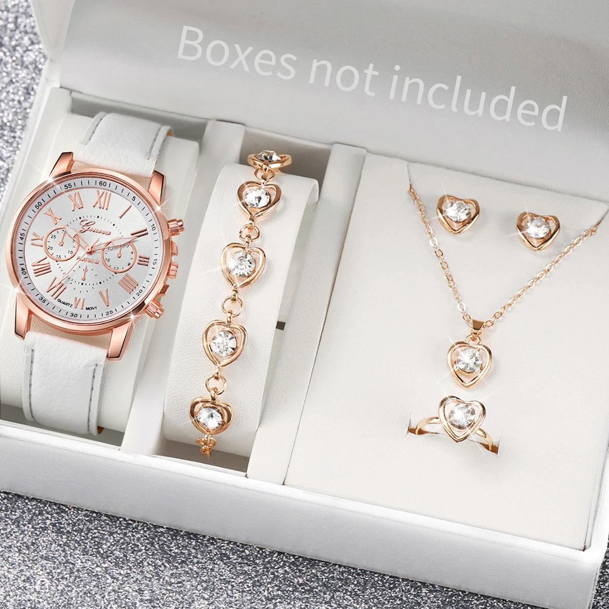 Women’s Quartz Watch Jewelry Set