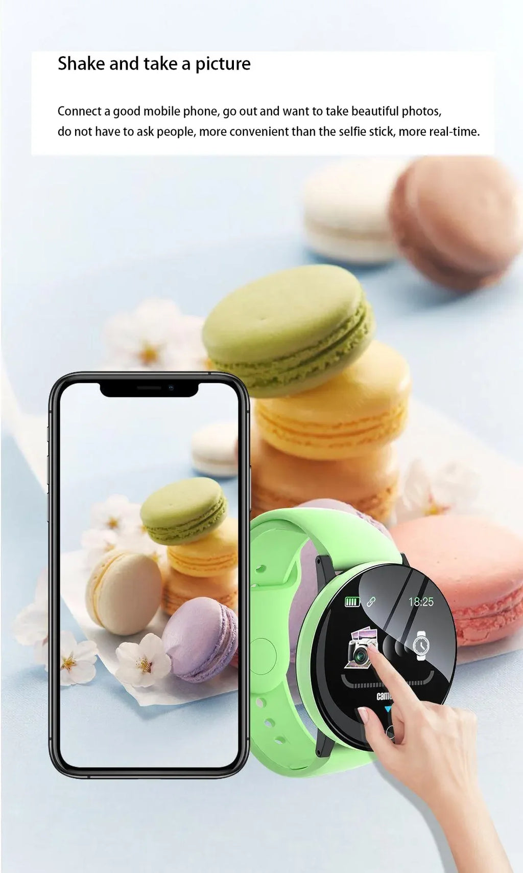 Round Digital Smart Sport Watch