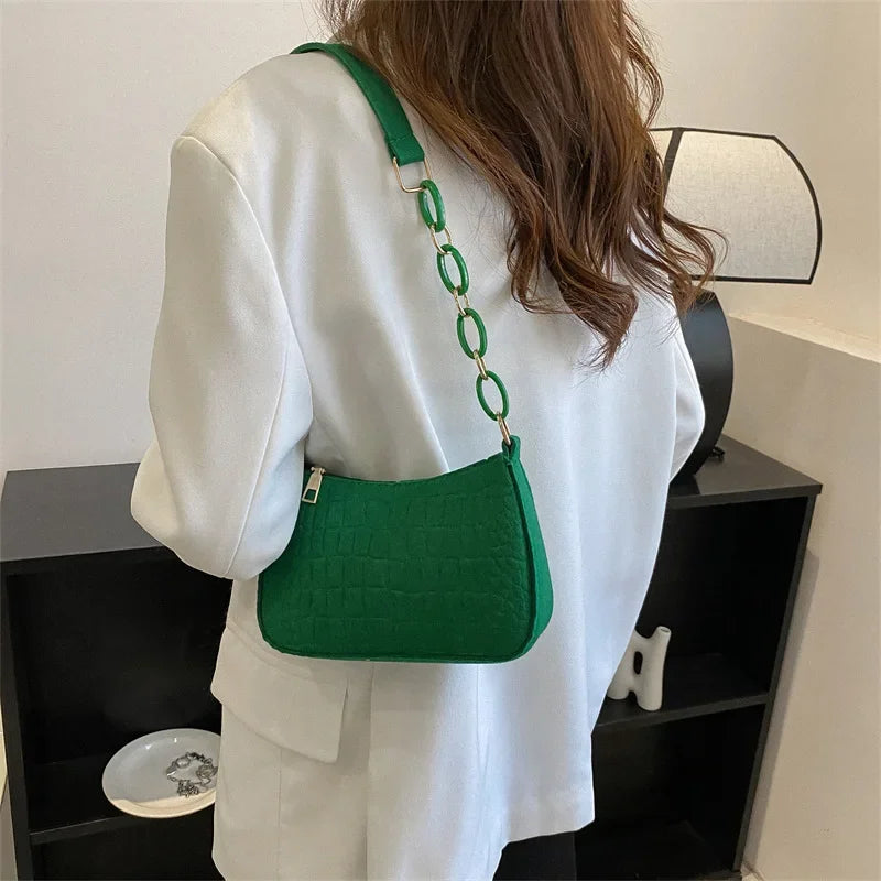 Retro Small Square Shoulder Bag