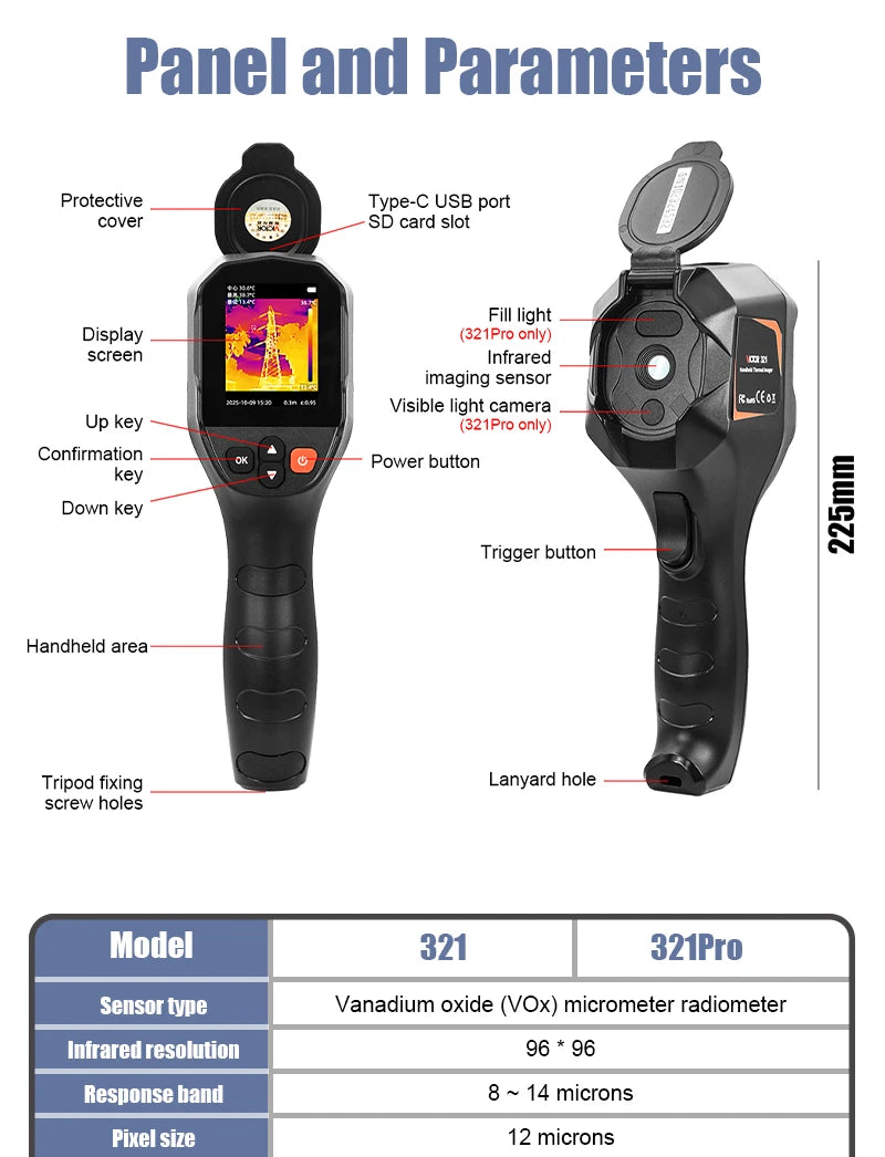 Rechargeable Infrared Thermal Imager