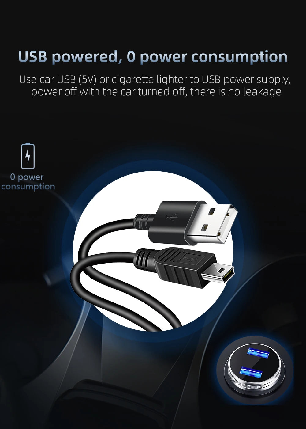 M23 Car GPS Head Up Display On-board Speedometer Windshield Projector Overspeed Alarm