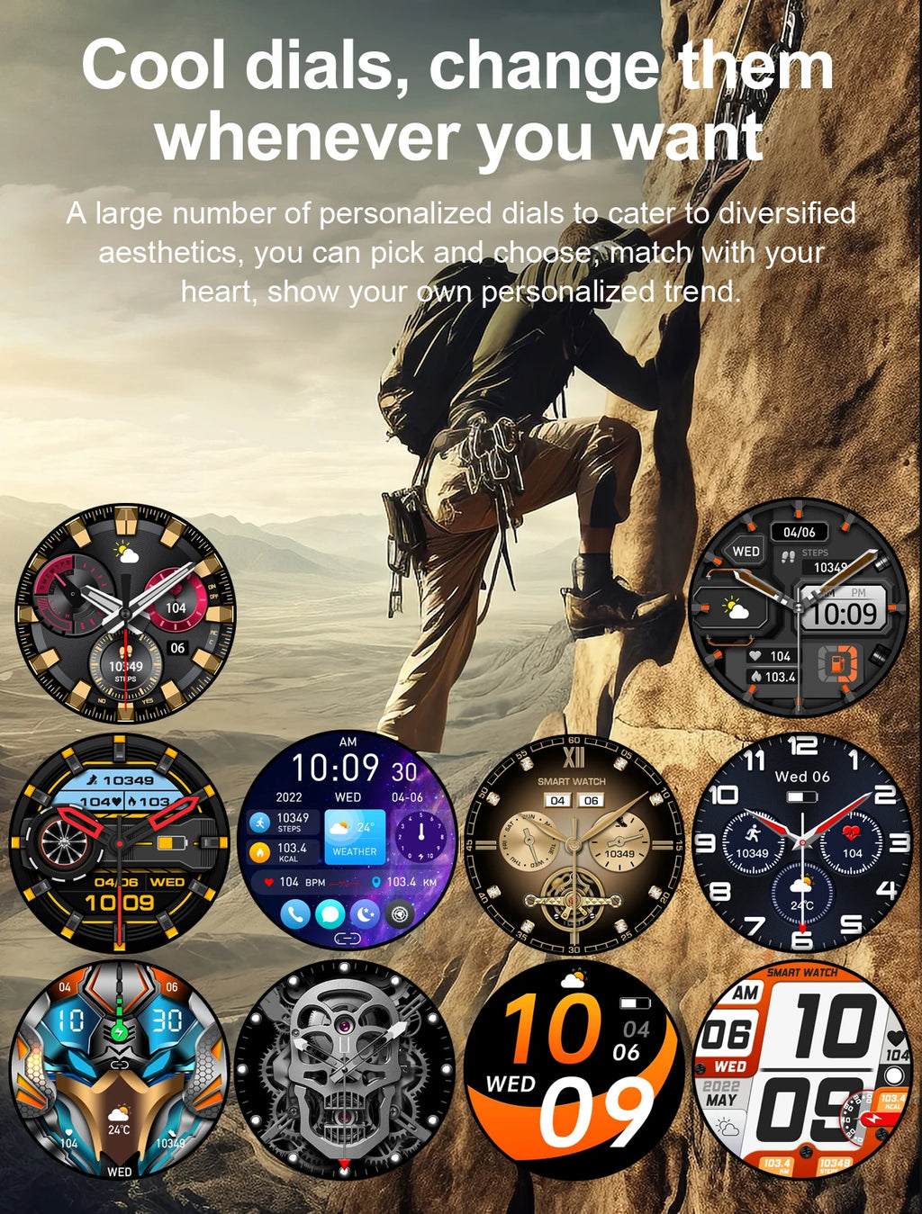 AMOLED Bluetooth Call Smart Watch