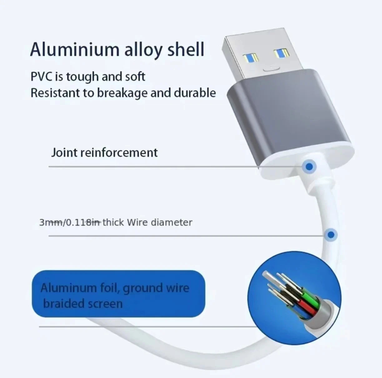 4-Port Multi-Splitter Type-C USB Hub OTG Adapter for Xiaomi, Lenovo, MacBook and PC