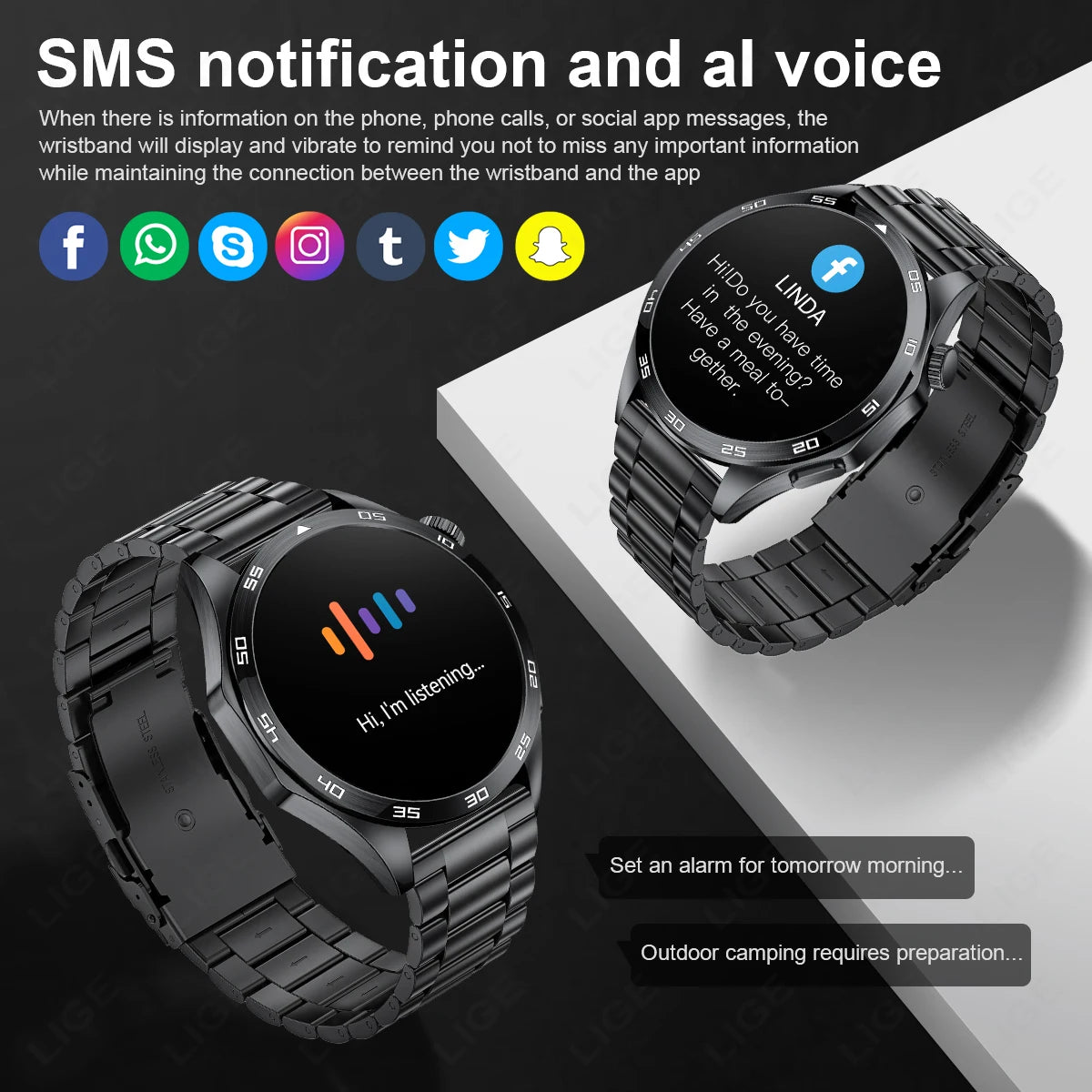 2026 ECG Bluetooth Call Smart Watch