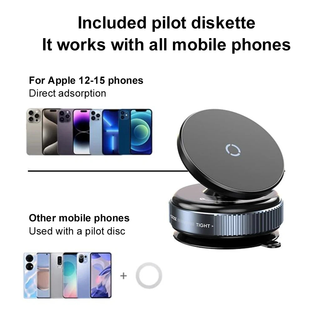 Xiaomi Magnetic Car Phone Holder 360° Adjustable Vacuum Suction Mount