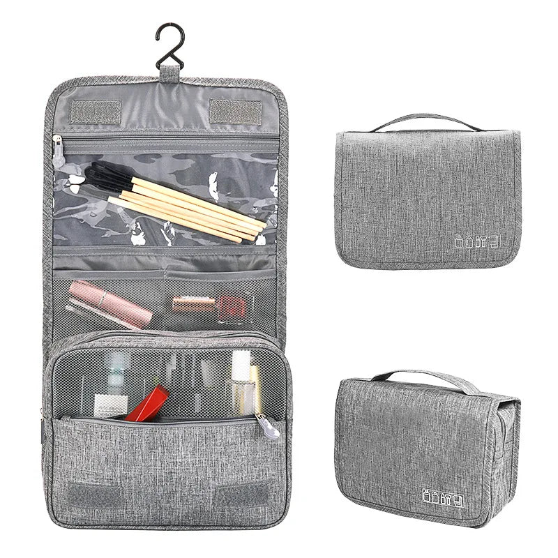 Oxford Fabric Waterproof Hanging Travel Toiletry Organizer Bag
