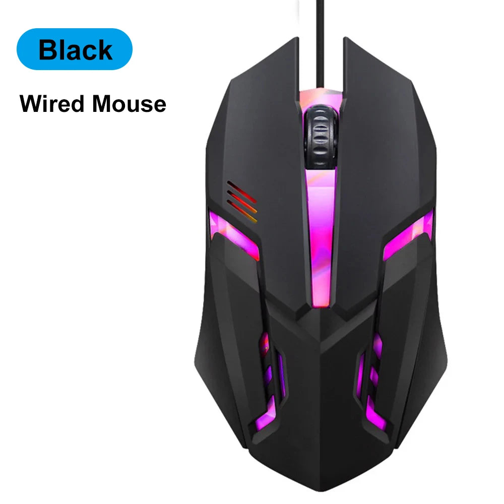 Bluetooth 5.2 RGB Wireless Gaming Mouse 2.4G Dual-Mode Silent Mouse