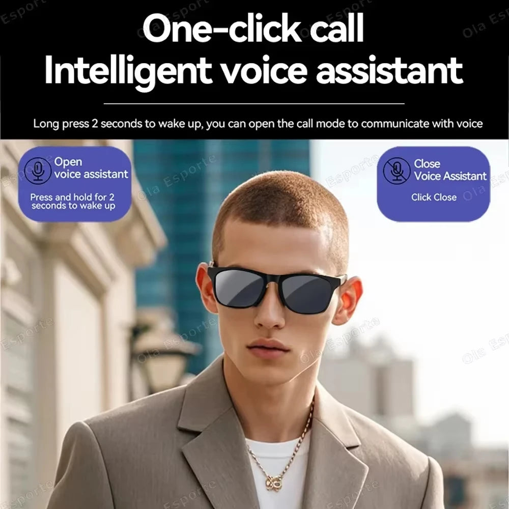 Lenovo AI Smart Glasses with 8K Touch Control, Photo Camera, Recording, Translator, Voice Assistant and Bluetooth