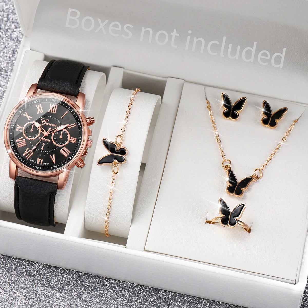 Women’s Quartz Watch Jewelry Set
